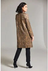 Peruzzi Weave Print Coat