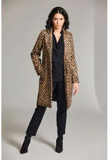 Peruzzi Weave Print Coat